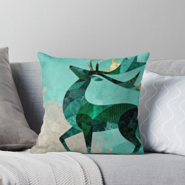Item preview, Geometric Stag with Gold Accents designed and sold by paulrommer.