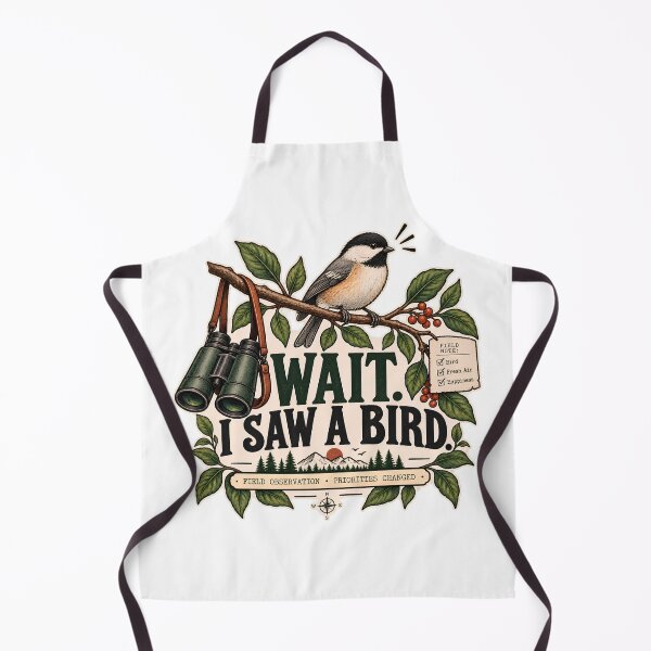 Item preview, Wait I Saw a Bird Funny Birdwatching Field Guide designed and sold by MysticCanvasAi.