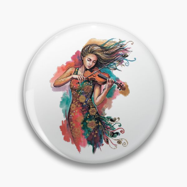Item preview, Violinist.  Retro style. designed and sold by MagelliShop.