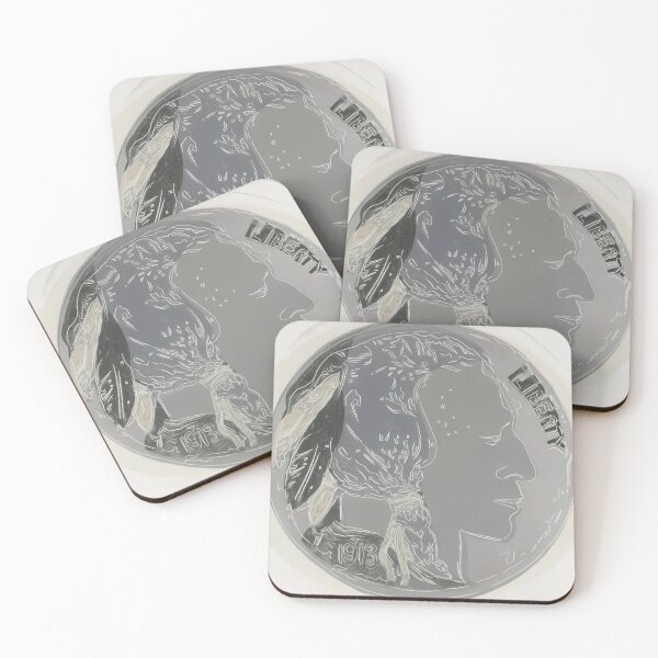 Item preview, Indian Head Nickel (F. & S. II.385) - Signed Print by Andy Warhol designed and sold by stevengrossman.