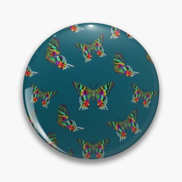 Item preview, Madagascan Sunset Moth – Bold Rainbow Pattern designed and sold by Helt-enkelt.