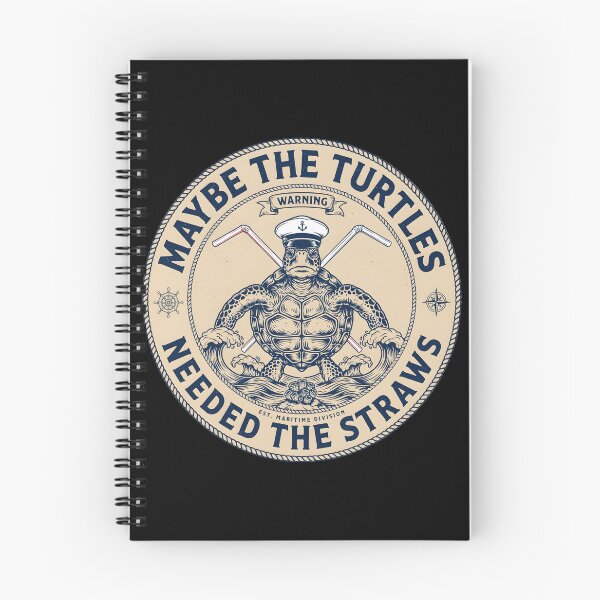 Item preview, Maybe the Turtles Needed the Straws Ocean Turtle Humor designed and sold by Redgiant87x.