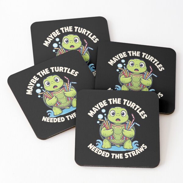 Item preview, Maybe the Turtles Needed the Straws Funny Turtle Save Turtles designed and sold by Redgiant87x.