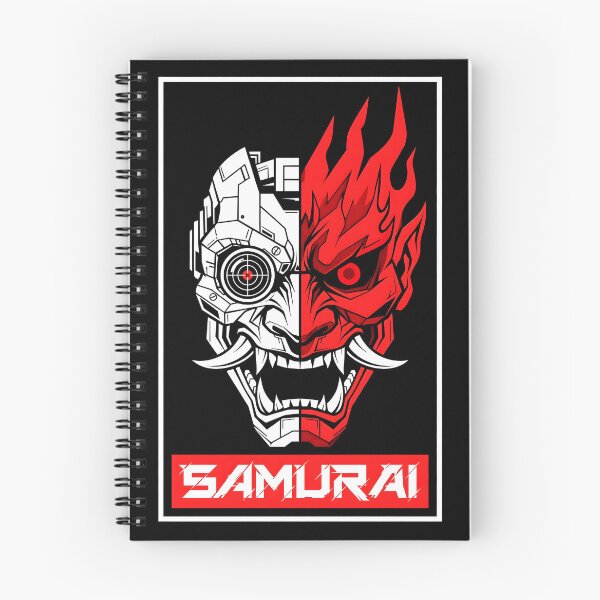 Item preview, Samurai Cybernetic Oni Mask - Cyberpunk Futuristic Japanese Demon Art designed and sold by BravenBold.