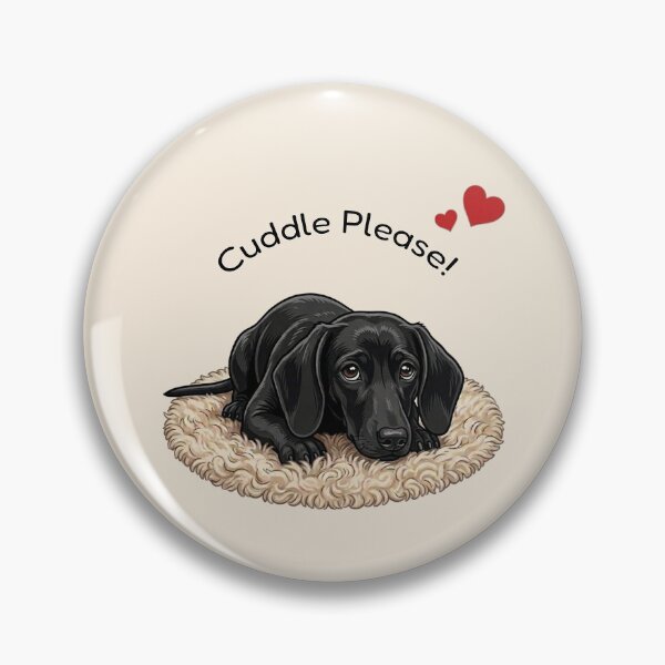Item preview, Cute Sausage Dog Cuddle Please designed and sold by The-NOKU-Co.