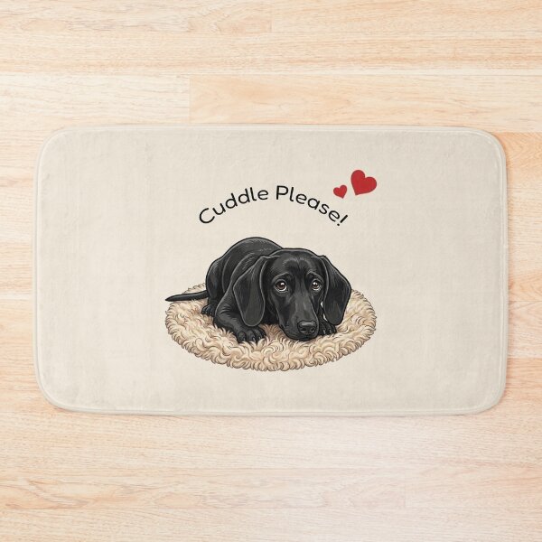 Item preview, Cute Sausage Dog Cuddle Please designed and sold by The-NOKU-Co.