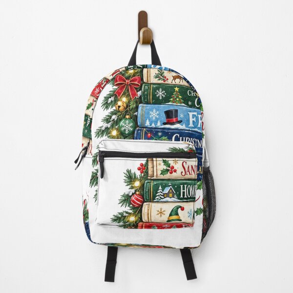 Item preview, Christmas Book Stack Tree Holiday Reading Merry Christmas designed and sold by CatiaStudioArt.