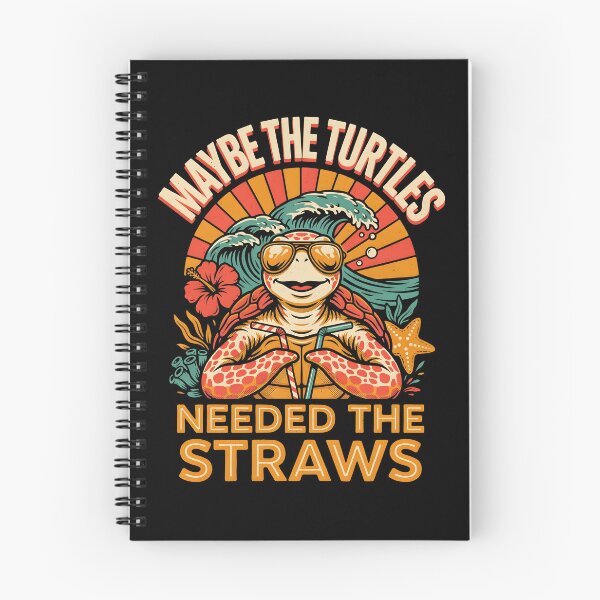 Item preview, Maybe the Turtles Needed the Straws Sea Humor Turtle Meme designed and sold by Redgiant87x.