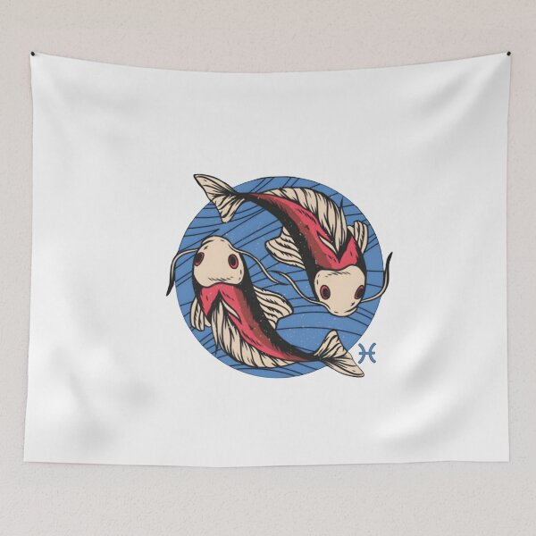 Item preview, Pisces Zodiac Sign Koi Fish designed and sold by Natkyshoraka.