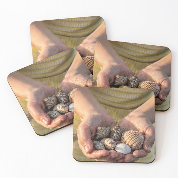 Item preview, Treasures of the Shore, Hands Full of Seashells designed and sold by Charles Oliver Creations.
