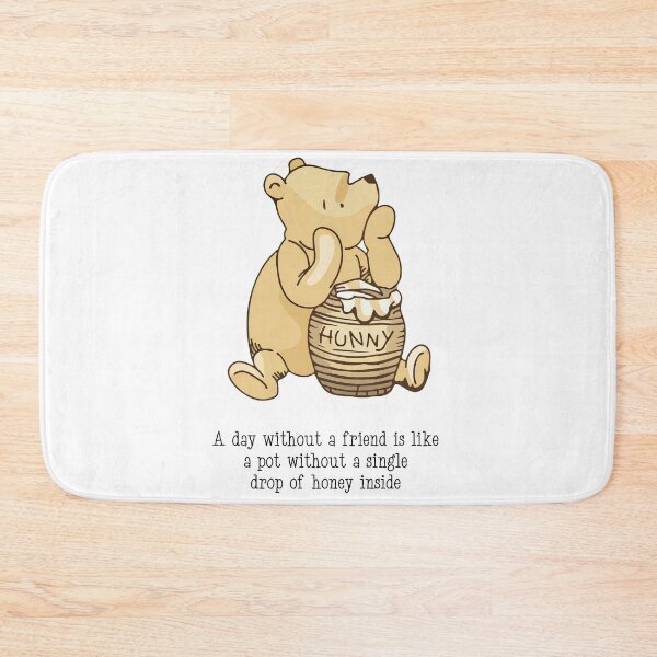 Item preview, Classic Winnie the Pooh Friendship Quote designed and sold by ColorFlowArt.