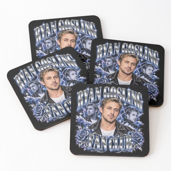 Item preview, Ryan Gosling Fan Club Retro Chrome designed and sold by hesjustken.