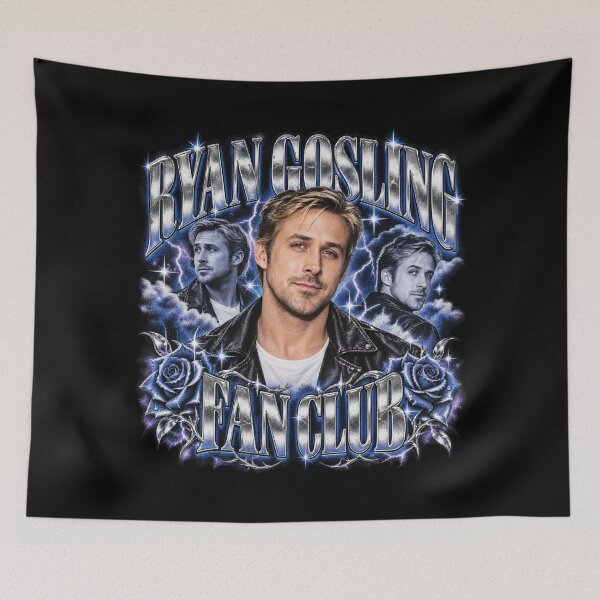 Item preview, Ryan Gosling Fan Club Retro Chrome designed and sold by hesjustken.