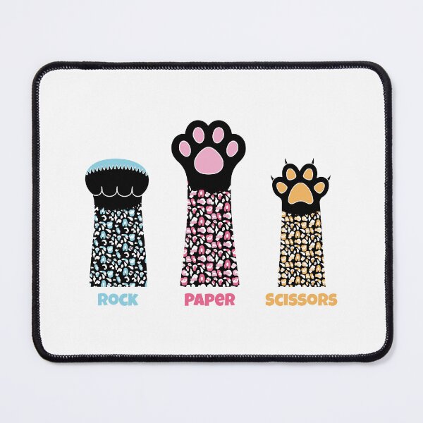 Item preview, Funny Cat Paw Rock Paper Scissors Art designed and sold by CreativeCrest.