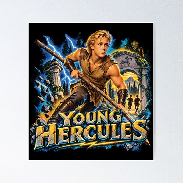 Item preview, Ryan Gosling as Young Hercules designed and sold by hesjustken.