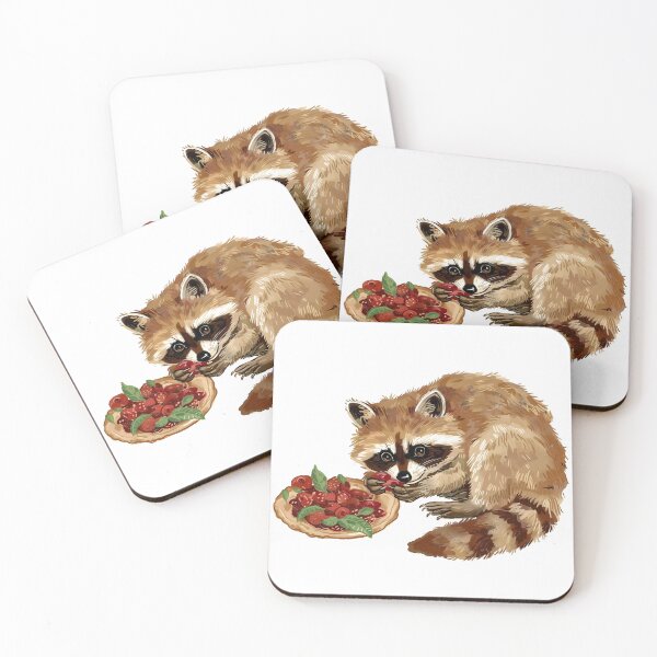 Item preview, Adorable Raccoon Eating Berry designed and sold by xiao xuans.