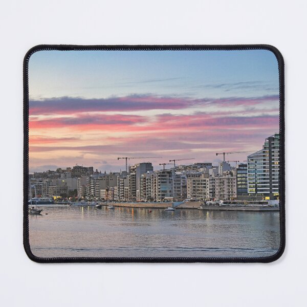 Item preview, Panoramic View of Sliema Skyline and Modern Waterfront at Sunset Malta designed and sold by goceris.