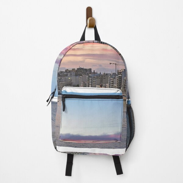 Item preview, Panoramic View of Sliema Skyline and Modern Waterfront at Sunset Malta designed and sold by goceris.