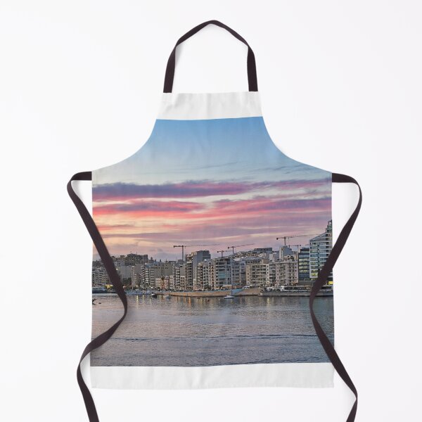 Item preview, Panoramic View of Sliema Skyline and Modern Waterfront at Sunset Malta designed and sold by goceris.