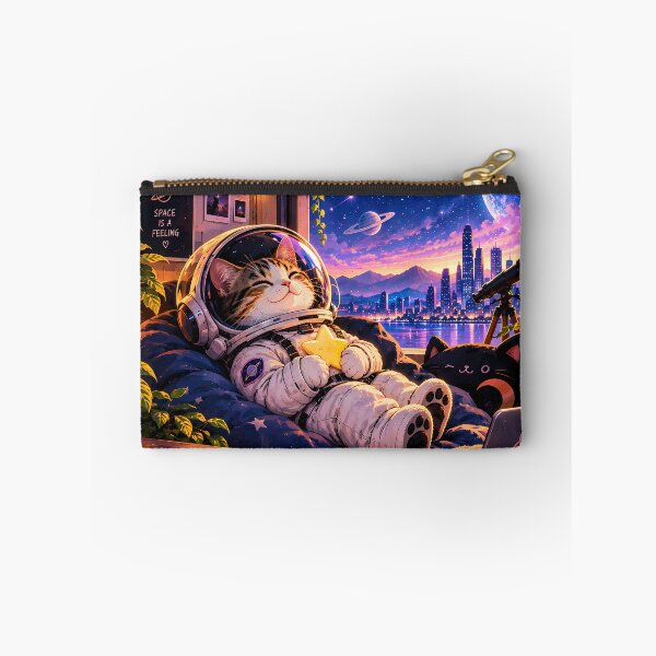 Item preview, Astronaut Cat Dream Explore Create Space Art designed and sold by GenZStickerHub1.