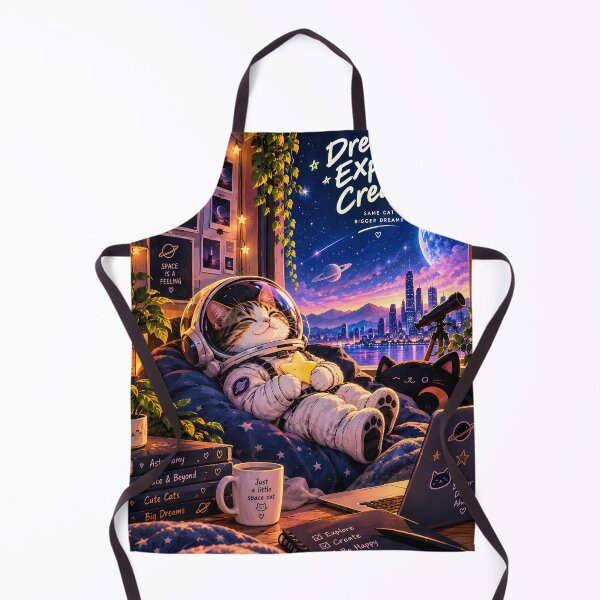 Item preview, Astronaut Cat Dream Explore Create Space Art designed and sold by GenZStickerHub1.