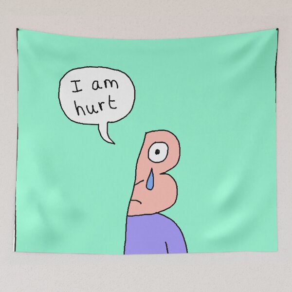 Item preview, Sad Cartoon Character Crying designed and sold by youngamanda456.