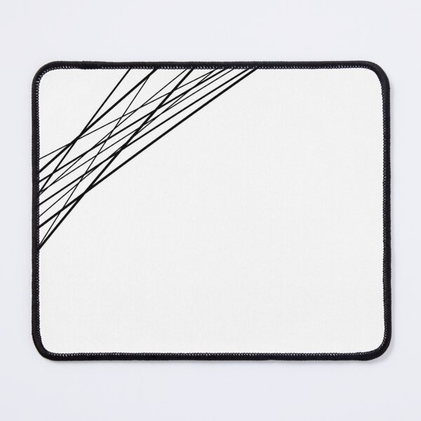 Item preview, Minimalist Abstract Diagonal Lines Pattern Black on White designed and sold by MinimalMoodsArt.