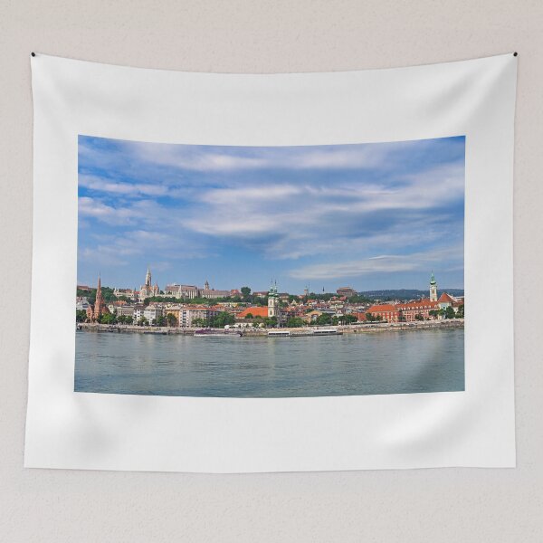 Item preview, Panoramic View of Buda Castle Hill and Danube River in Budapest designed and sold by goceris.