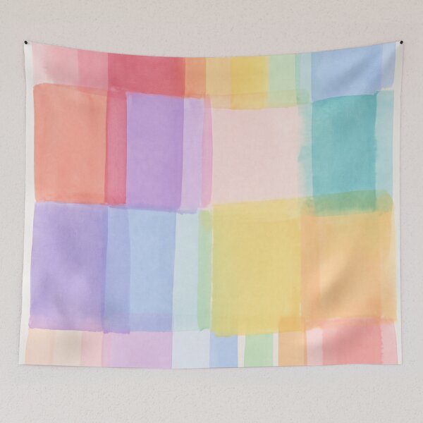 Item preview, Pastel Color Block Soft Girl Aesthetic designed and sold by trajeado14.