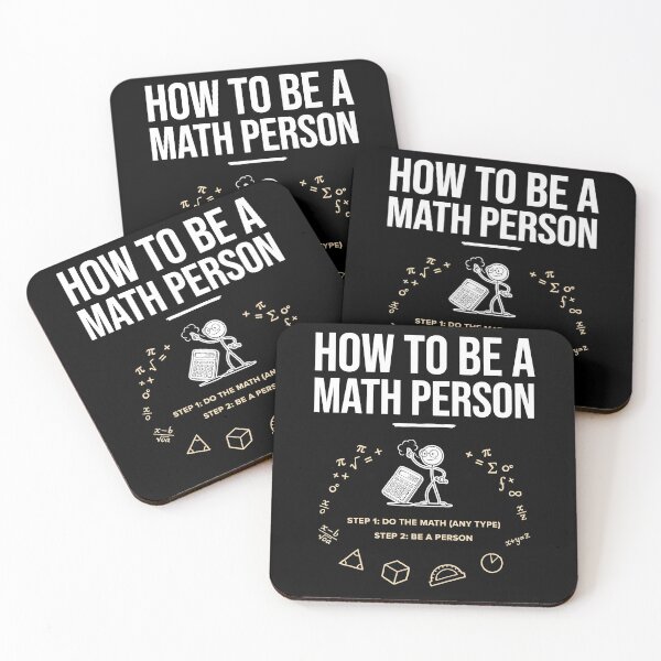 Item preview, How to Be a Math Person Funny Cartoon for Math Lovers designed and sold by Redgiant87x.