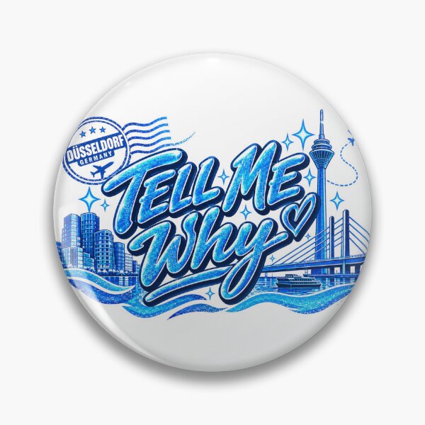 Item preview, Düsseldorf Germany Travel Blue City Skyline Rhine River designed and sold by CatiaStudioArt.
