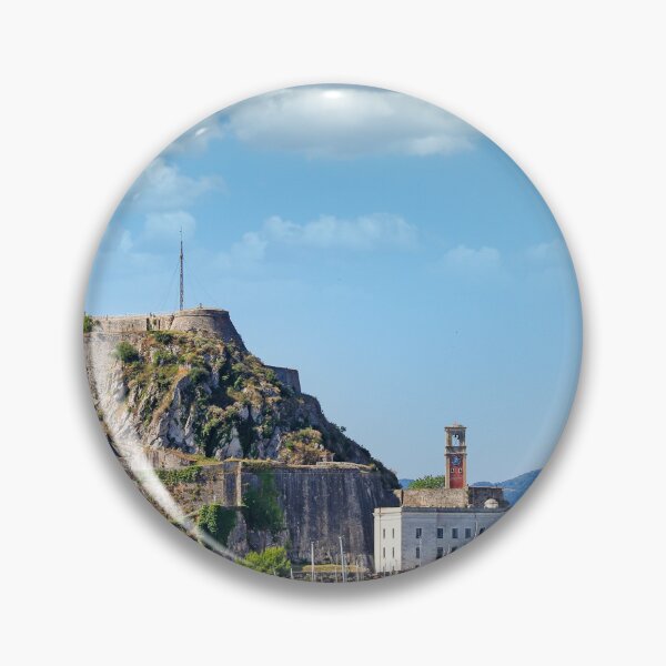 Item preview, Old Fortress of Corfu with Marina and Sailing Boats in Greece designed and sold by goceris.