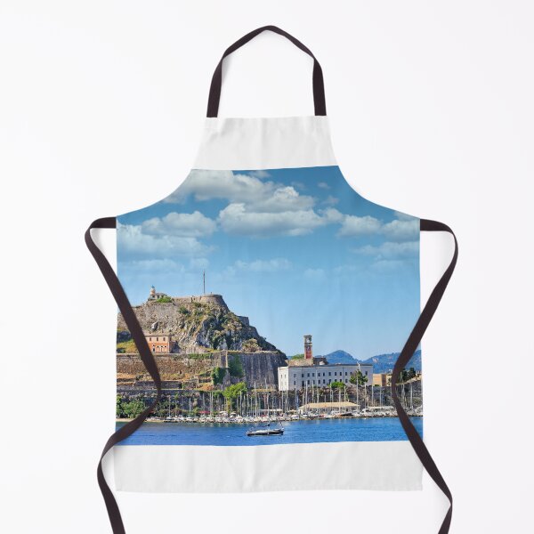 Item preview, Old Fortress of Corfu with Marina and Sailing Boats in Greece designed and sold by goceris.