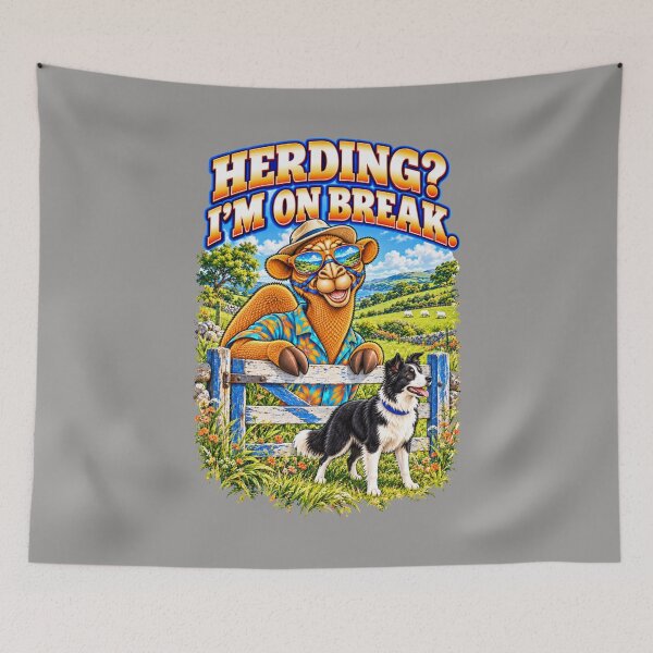 Item preview, Camel & Border Collie – Funny Camel T-Shirt Animal Graphic Camel T-Shirt designed and sold by Camel & Quirk.