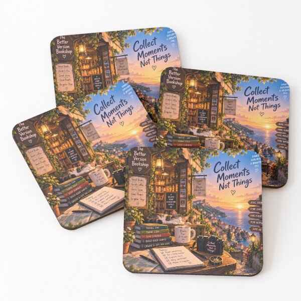 Item preview, Coastal Bookshop Reader Travel Illustration designed and sold by GenZStickerHub1.