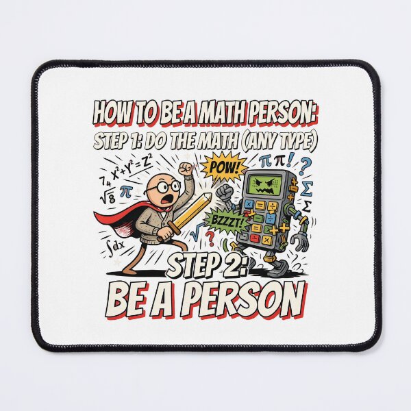 Item preview, How to Be a Math Person Stick Figure Math Teacher Humor designed and sold by Redgiant87x.