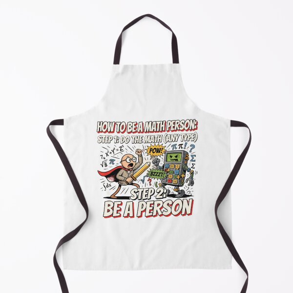 Item preview, How to Be a Math Person Stick Figure Math Teacher Humor designed and sold by Redgiant87x.