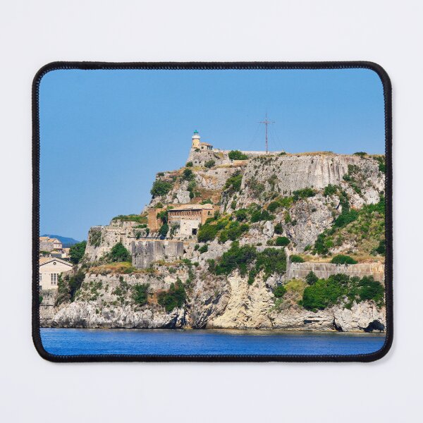 Item preview, Old Fortress of Corfu and Lighthouse View from the Sea in Greece designed and sold by goceris.