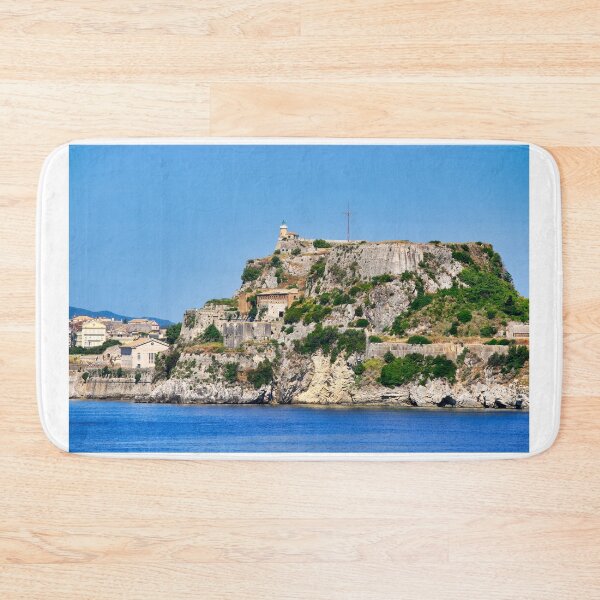 Item preview, Old Fortress of Corfu and Lighthouse View from the Sea in Greece designed and sold by goceris.