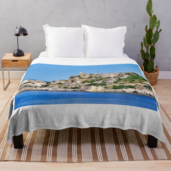 Item preview, Old Fortress of Corfu and Lighthouse View from the Sea in Greece designed and sold by goceris.