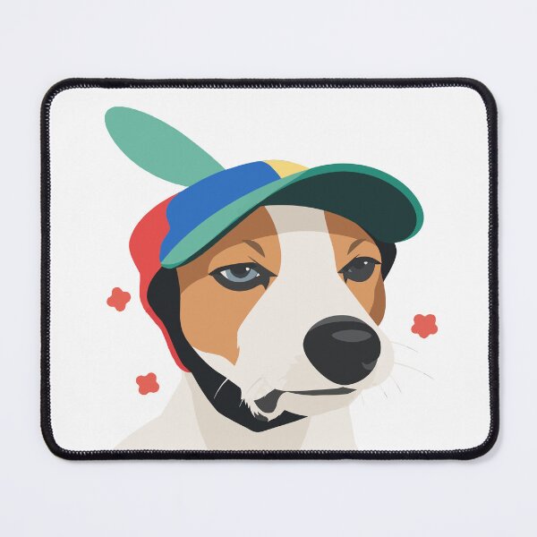 Item preview, Dog with Funny Propeller Hat Illustration designed and sold by PrintondemArt.