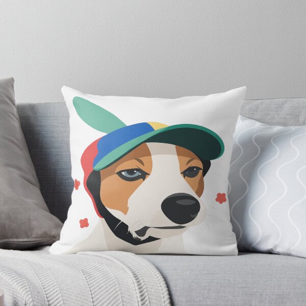 Item preview, Dog with Funny Propeller Hat Illustration designed and sold by PrintondemArt.
