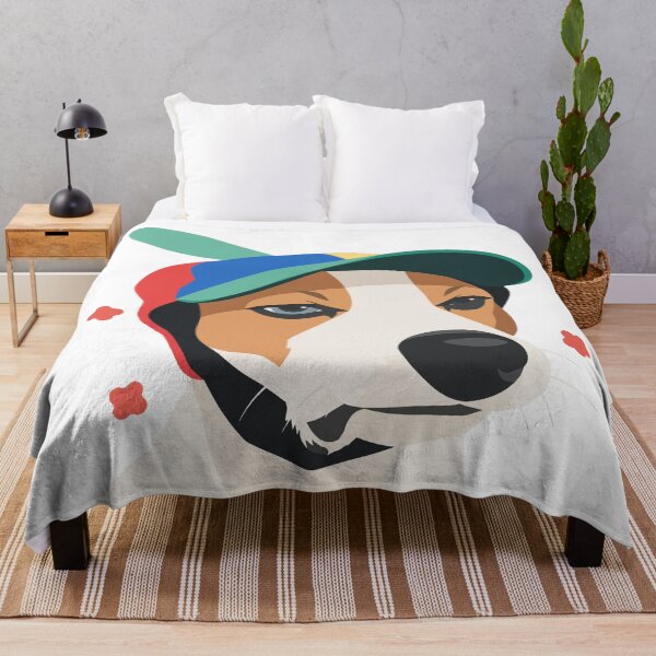 Item preview, Dog with Funny Propeller Hat Illustration designed and sold by PrintondemArt.
