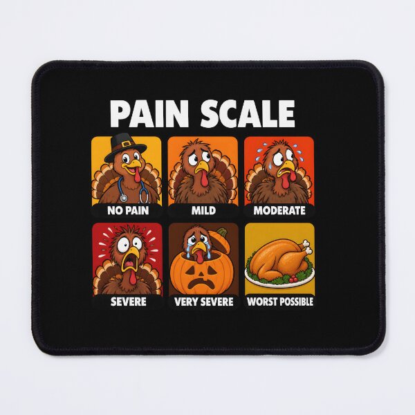 Item preview, Pain Scale Turkey Pain Assessment Trauma Nurse Thanksgiving designed and sold by clothesy7.