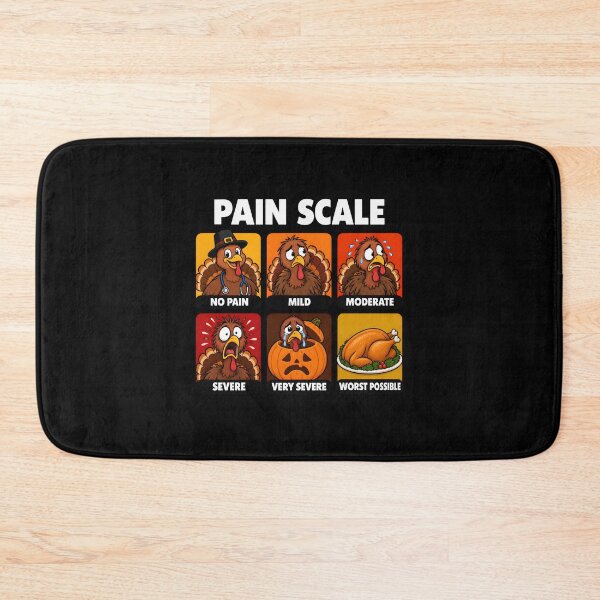 Item preview, Pain Scale Turkey Pain Assessment Trauma Nurse Thanksgiving designed and sold by clothesy7.