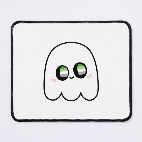 Item preview, Aro-Boo – Kawaii Aromantic LGBTQ Halloween Ghost designed and sold by Cannaxes Studio.