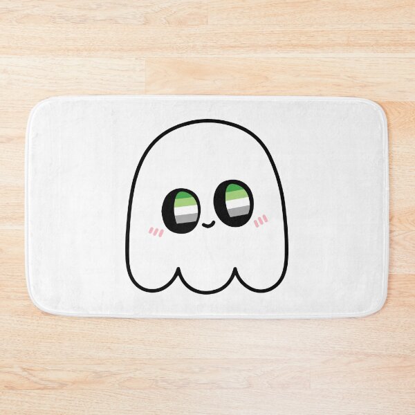Item preview, Aro-Boo – Kawaii Aromantic LGBTQ Halloween Ghost designed and sold by Cannaxes Studio.