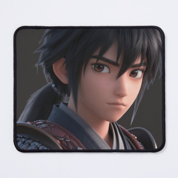 Item preview, Epic 3D Anime Warrior in Traditional Armor designed and sold by charmaroundyou.
