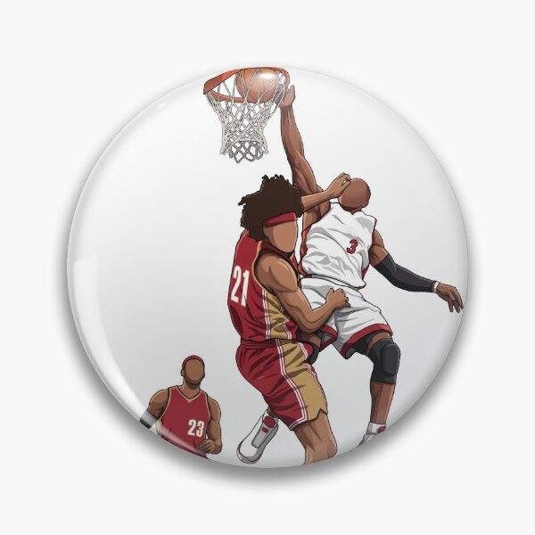Item preview, Dwyane Wade Slam Dunk Vector Illustration Fan Art designed and sold by InGame Basketball.