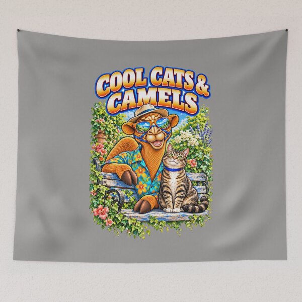 Item preview, Copy of Camel & Border Collie – Funny Camel T-Shirt Animal Graphic Camel T-Shirt designed and sold by Camel & Quirk.